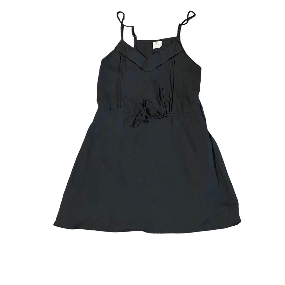 PAPER CRANE Women's Black Adjustable Sleeveless Strappy Dress ~ Size S ~ Lined